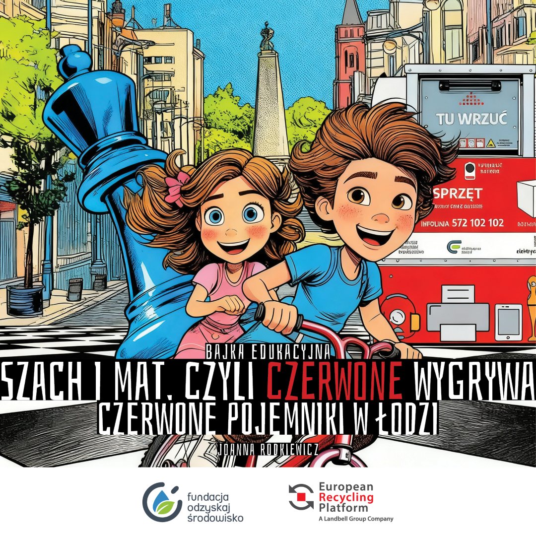 Czerwnone pojemniki w Łodzi
