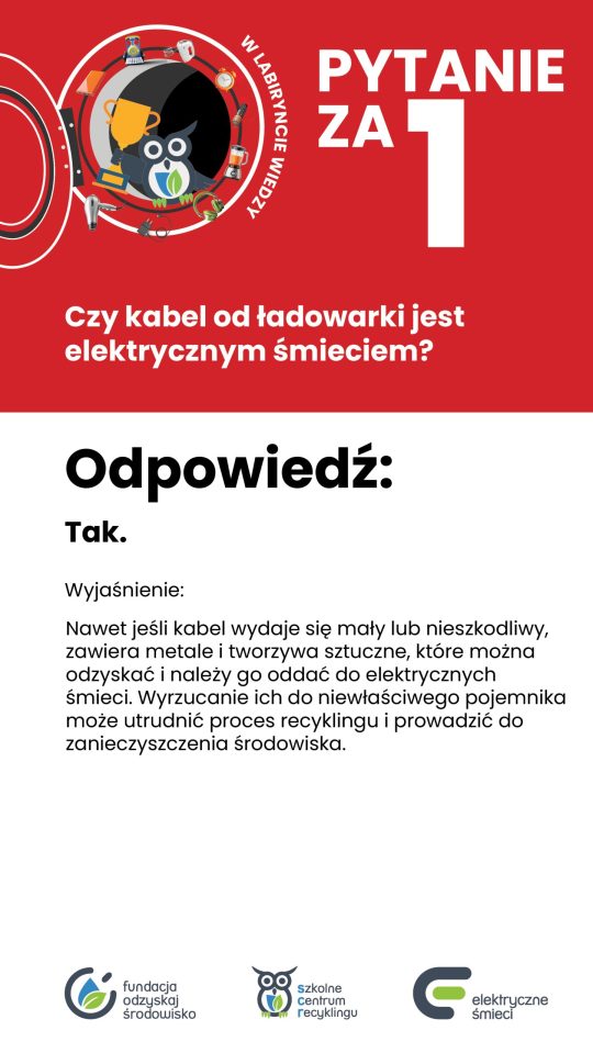 W labiryncie wiedzy -odpowiedzi za 1 pkt (10)