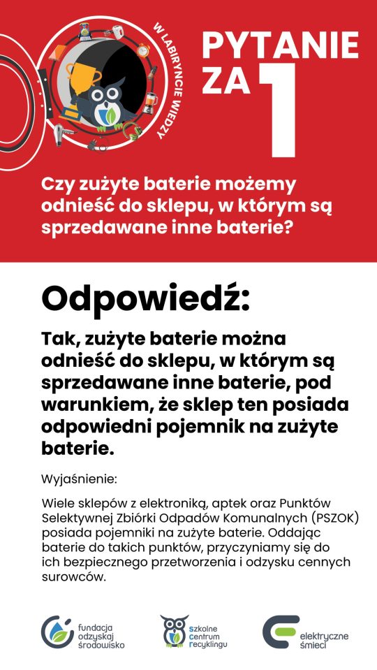 W labiryncie wiedzy -odpowiedzi za 1 pkt (8)